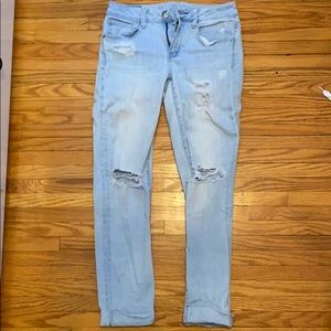 AEO Light Blue Skinny Jeans